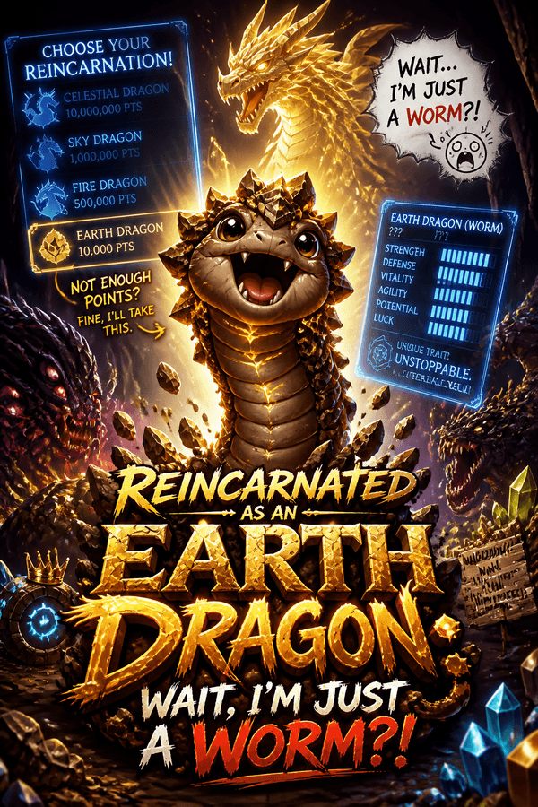 Reincarnated as an Earth Dragon: Wait, I'm Just a Worm?!