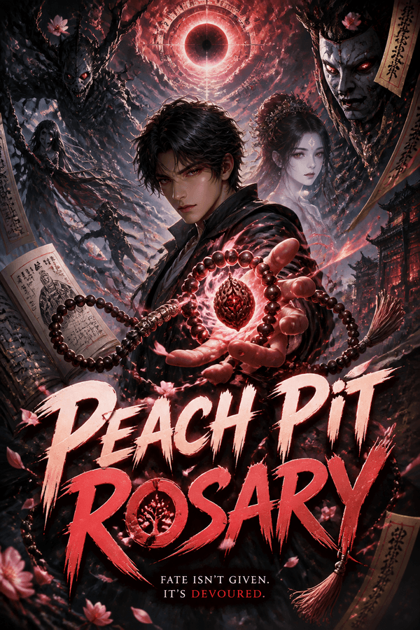 Peach Pit Rosary