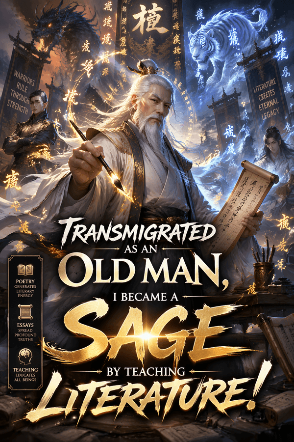 Transmigrated as an Old Man, I Became a Sage by Teaching Literature!