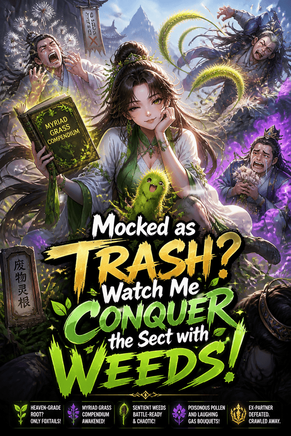 Mocked as Trash? Watch Me Conquer the Sect with Weeds!
