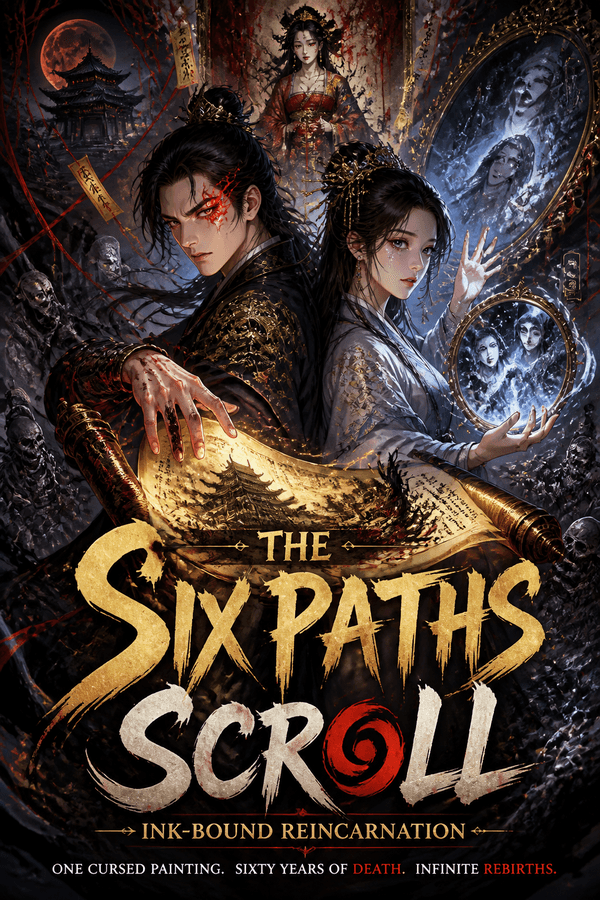 The Six Paths Scroll: Ink-Bound Reincarnation