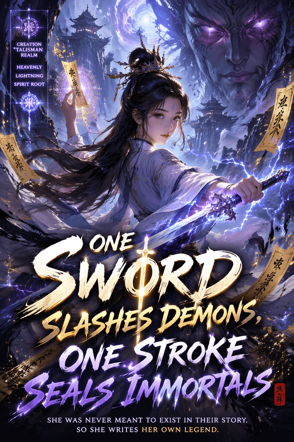 One Sword Slashes Demons, One Stroke Seals Immortals