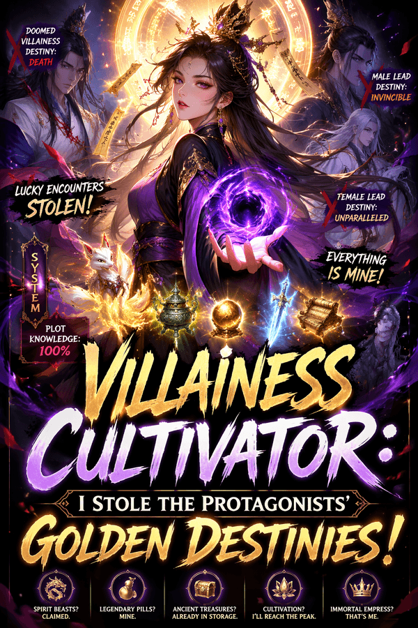 Villainess Cultivator: I Stole the Protagonists' Golden Destinies!
