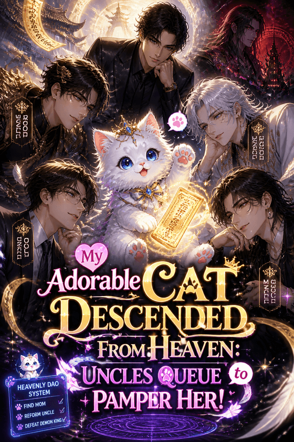 My Adorable Cat Descended From Heaven: Uncles Queue to Pamper Her!