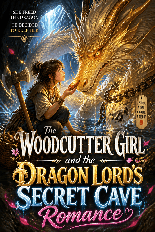 The Woodcutter Girl and the Dragon Lord's Secret Cave Romance