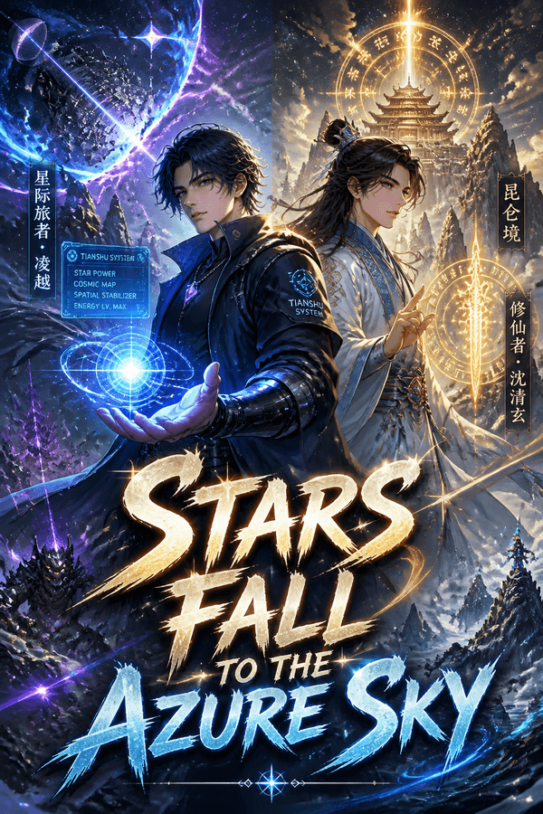 Stars Fall to the Azure Sky