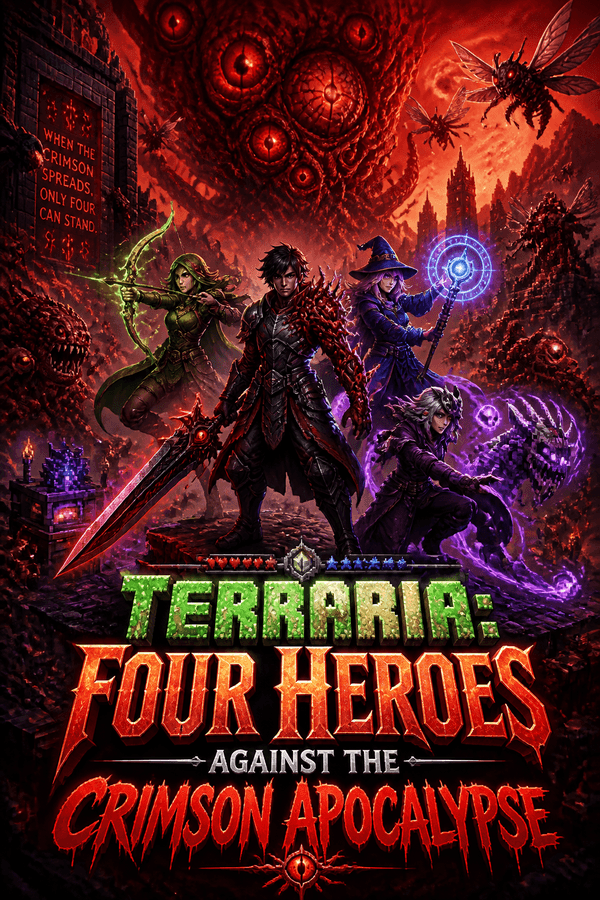 Terraria: Four Heroes Against the Crimson Apocalypse