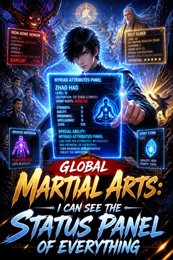 Global Martial Arts: I Can See the Status Panel of Everything
