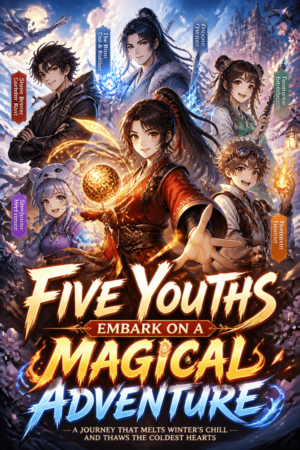 Five Youths Embark on a Magical Adventure