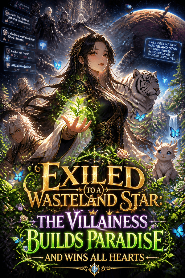 Exiled to a Wasteland Star: The Villainess Builds Paradise and Wins All Hearts