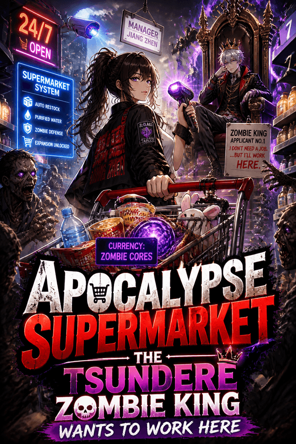 Apocalypse Supermarket: The Tsundere Zombie King Wants to Work Here