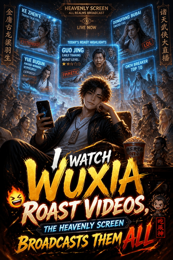 I Watch Wuxia Roast Videos, the Heavenly Screen Broadcasts Them All