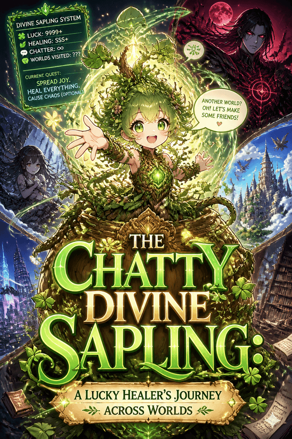 The Chatty Divine Sapling: A Lucky Healer's Journey Across Worlds