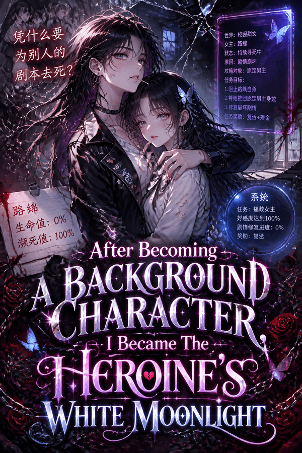 Transmigrated as a Background Character, I Became the Heroine's White Moonlight
