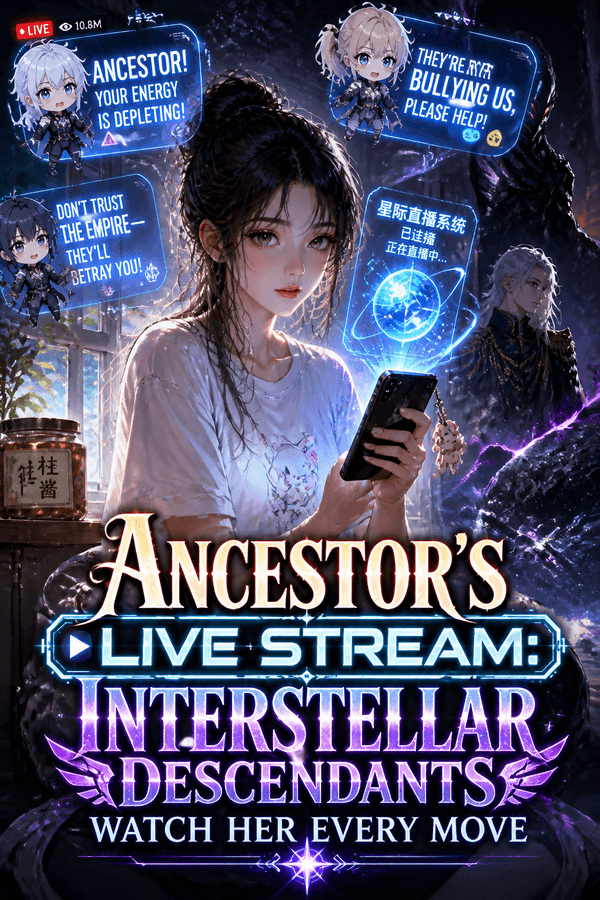 Ancestor's Live Stream: Interstellar Descendants Watch Her Every Move