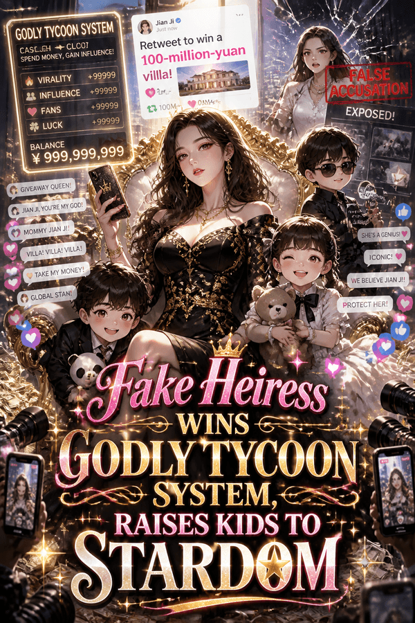 Fake Heiress Wins Godly Tycoon System, Raises Kids to Stardom