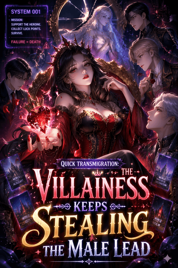 Quick Transmigration: The Villainess Keeps Stealing the Male Lead