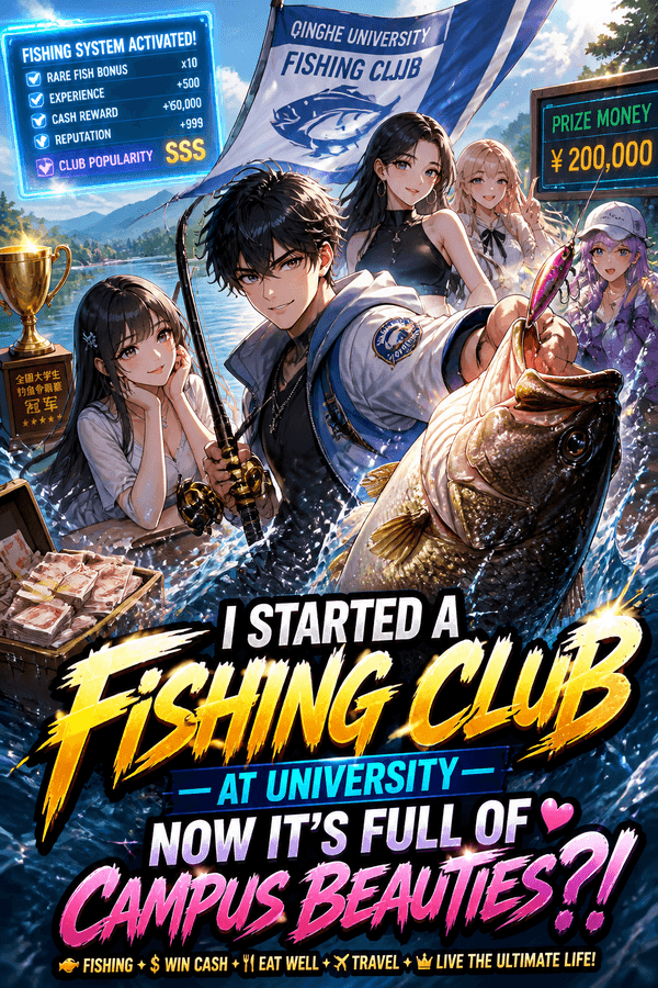 I Started a Fishing Club at University—Now It's Full of Campus Beauties?!