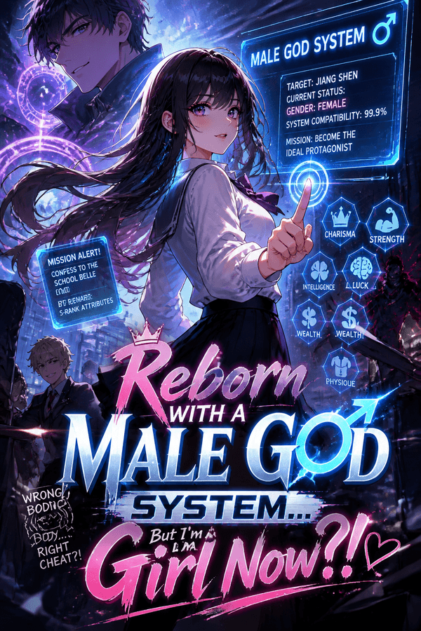 Reborn with a Male God System… But I'm a Girl Now?!