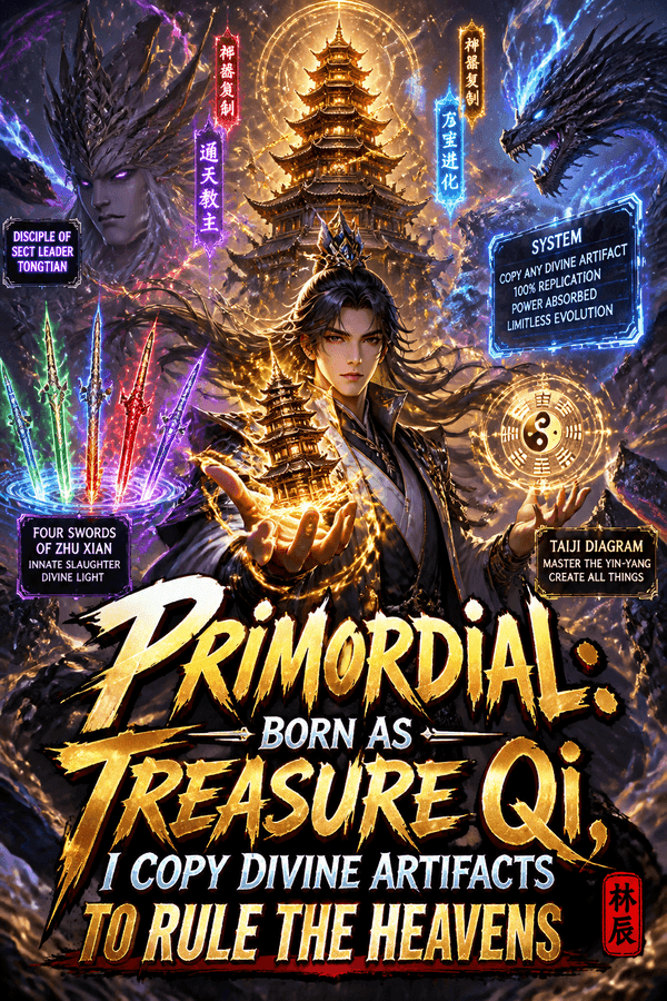 Primordial: Born as Treasure Qi, I Copy Divine Artifacts to Rule the Heavens