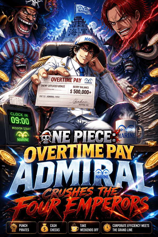 One Piece: Overtime Pay Admiral Crushes the Four Emperors