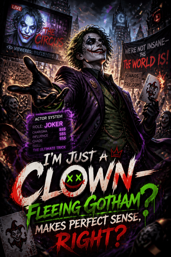 I'm Just a Clown—Fleeing Gotham Makes Perfect Sense, Right?
