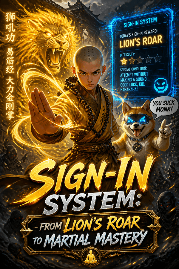 Sign-In System: From Lion's Roar to Martial Mastery