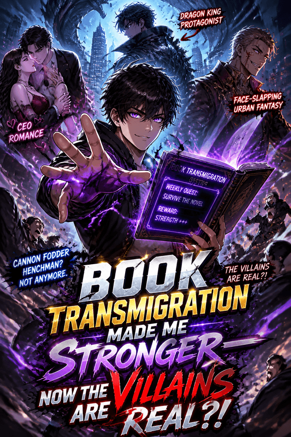 Book Transmigration Made Me Stronger—Now the Villains Are Real?!