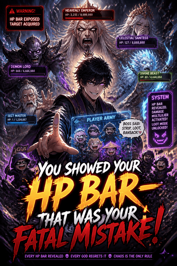 You Showed Your HP Bar—That Was Your Fatal Mistake!