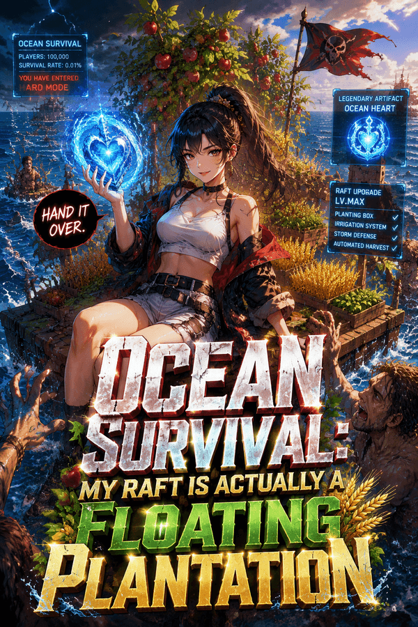 Ocean Survival: My Raft Is Actually a Floating Plantation