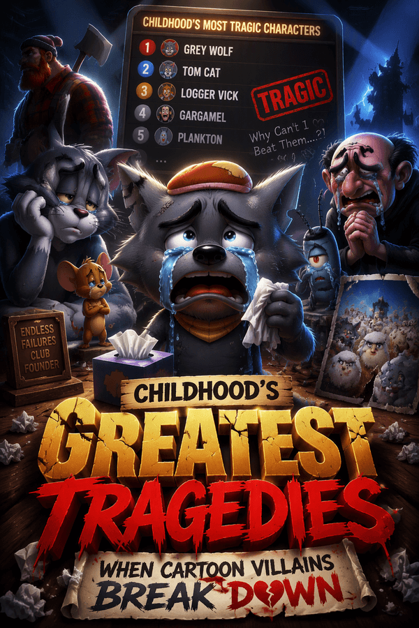 Childhood's Greatest Tragedies: When Cartoon Villains Break Down