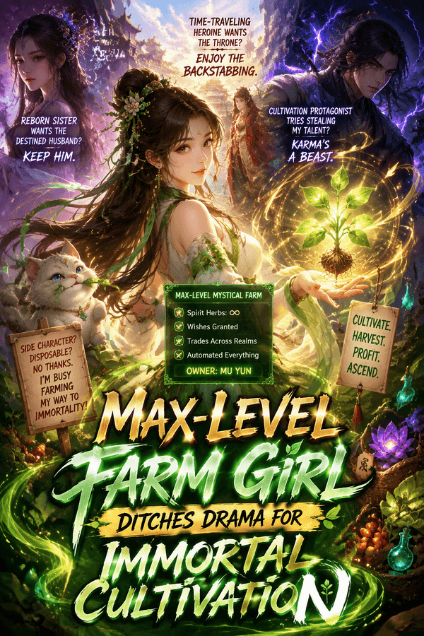Max-Level Farm Girl Ditches Drama for Immortal Cultivation