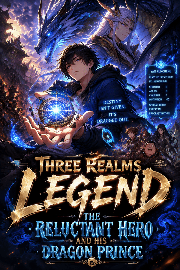 Three Realms Legend: The Reluctant Hero and His Dragon Prince