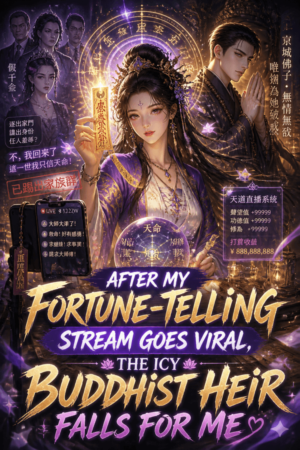 After My Fortune-Telling Stream Goes Viral, the Icy Buddhist Heir Falls for Me