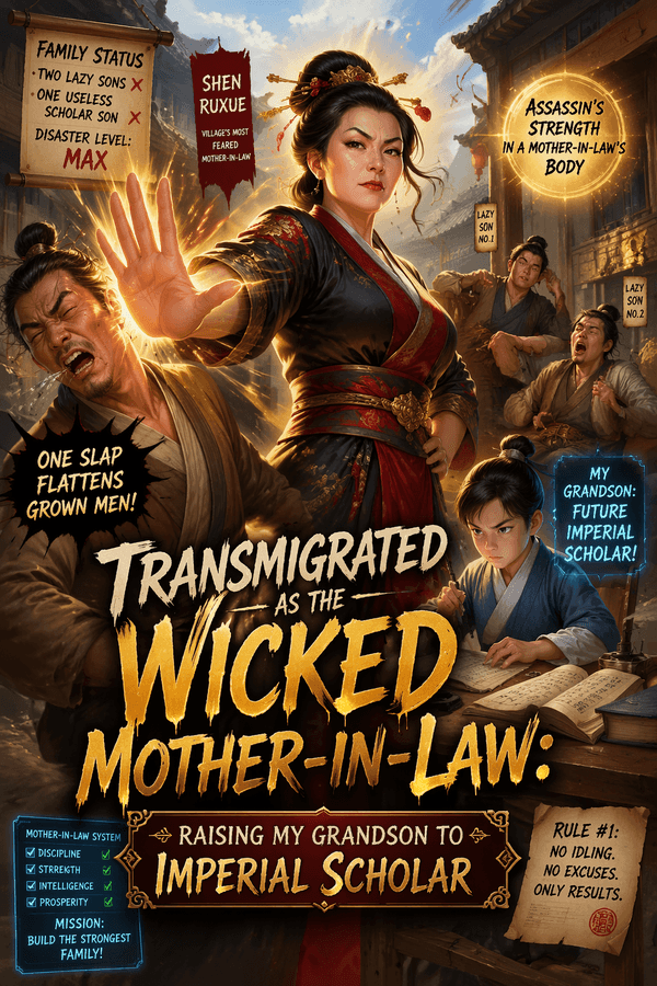 Transmigrated as the Wicked Mother-in-Law: Raising My Grandson to Imperial Scholar