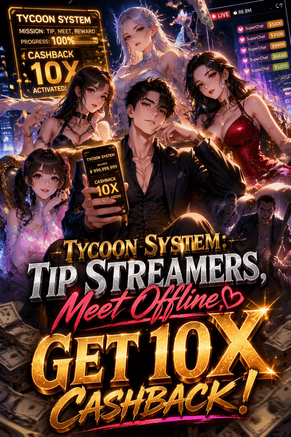 Tycoon System: Tip Streamers, Meet Offline, Get 10x Cashback!