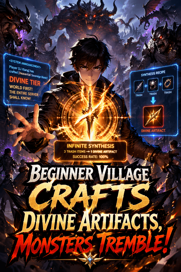 Beginner Village Crafts Divine Artifacts, Monsters Tremble!