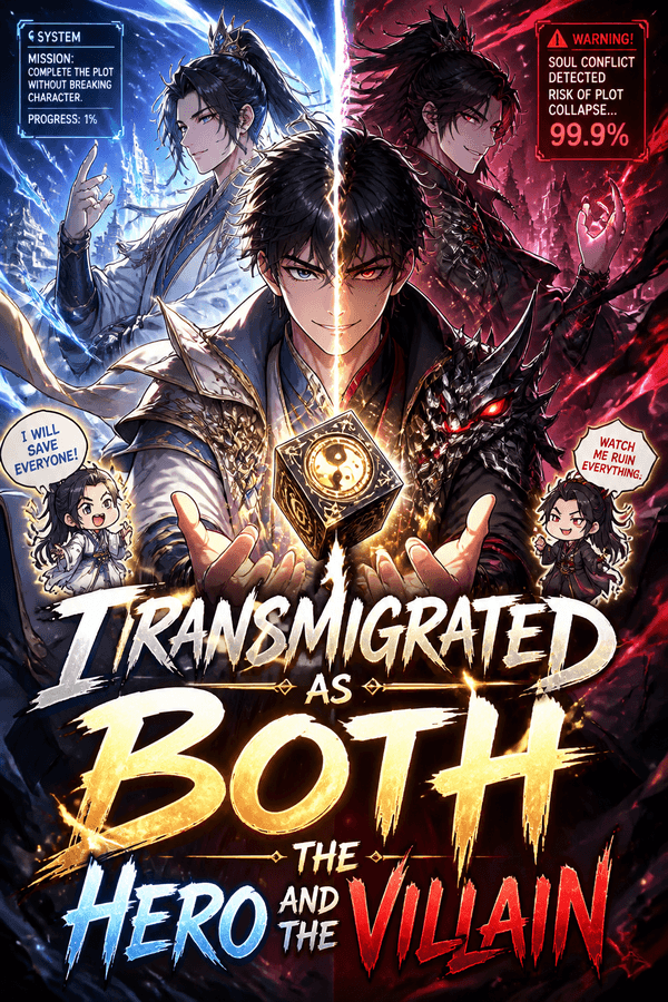 I Transmigrated as Both the Hero and the Villain
