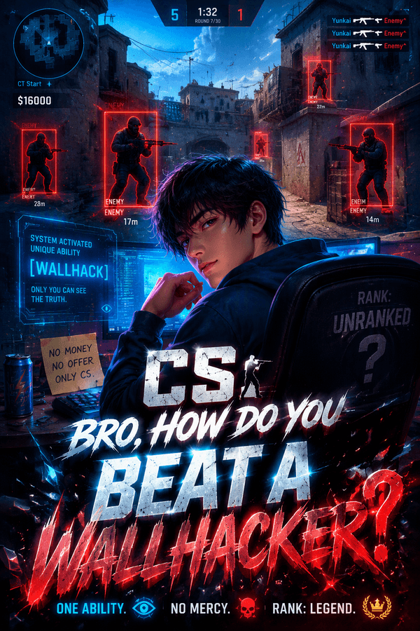 CS: Bro, How Do You Beat a Wallhacker?