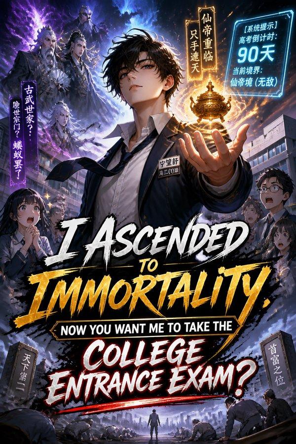 I Ascended to Immortality, Now You Want Me to Take the College Entrance Exam?