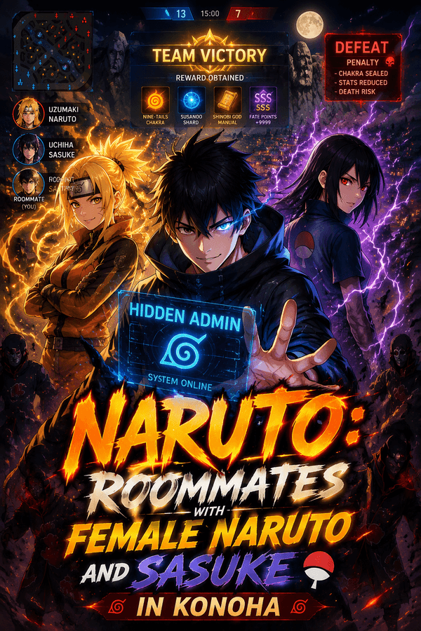 Naruto: Roommates with Female Naruto and Sasuke in Konoha