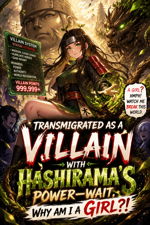 Transmigrated as a Villain with Hashirama's Power—Wait, Why Am I a Girl?!