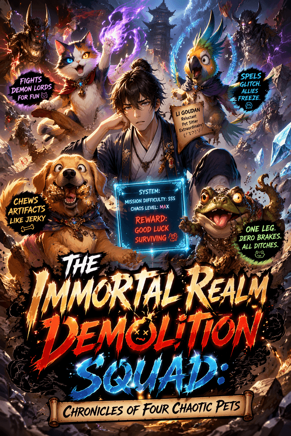 The Immortal Realm Demolition Squad: Chronicles of Four Chaotic Pets