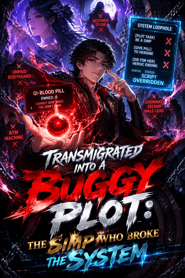 Transmigrated Into a Buggy Plot: The Simp Who Broke the System