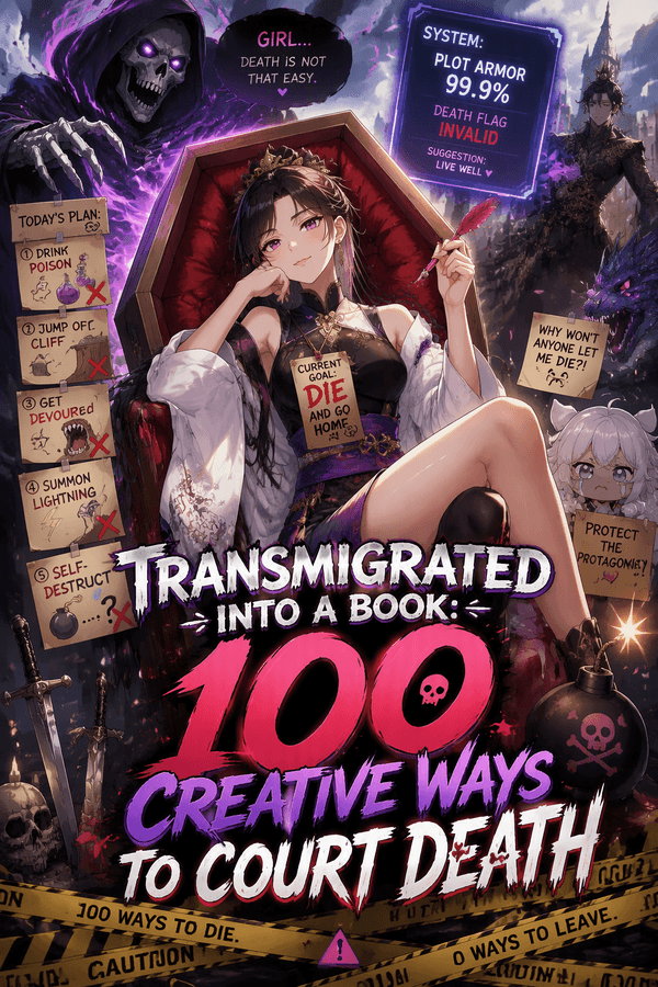 Transmigrated into a Book: 100 Creative Ways to Court Death