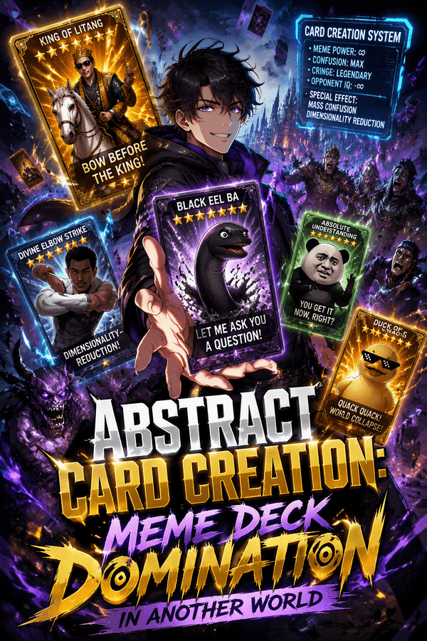 Abstract Card Creation: Meme Deck Domination in Another World