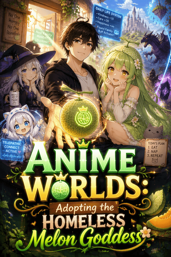 Anime Worlds: Adopting the Homeless Melon Goddess