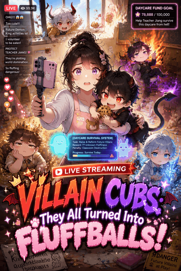 Live Streaming Villain Cubs: They All Turned Into Fluffballs!