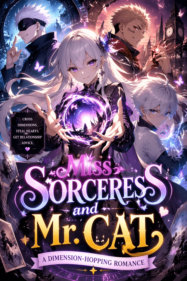 Miss Sorceress and Mr. Cat: A Dimension-Hopping Romance