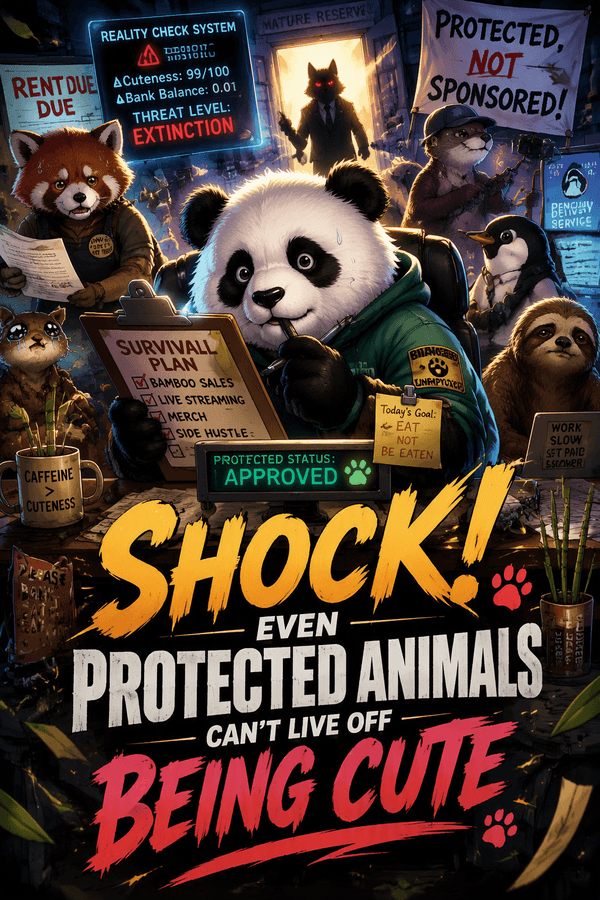 Shock! Even Protected Animals Can't Live Off Being Cute
